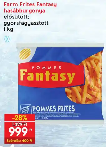 Spar Farm Frites Fantasy hasábburgonya 1 kg ajánlat