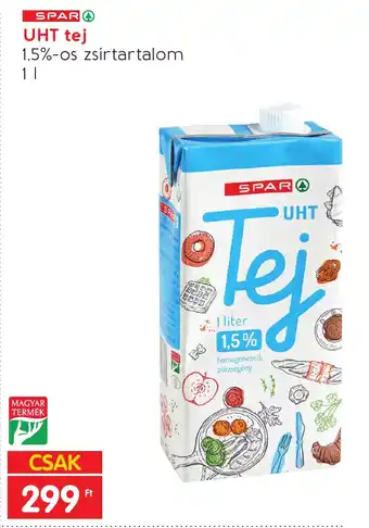 Spar SPAR UHT tej 1 l ajánlat