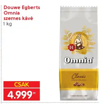 Spar Douwe Egberts Omnia szemes kávé 1 kg ajánlat