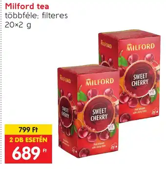 Spar Milford tea 20 × 2 g ajánlat