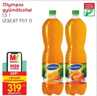 Spar Olympos gyümölcsital 1,5 l ajánlat