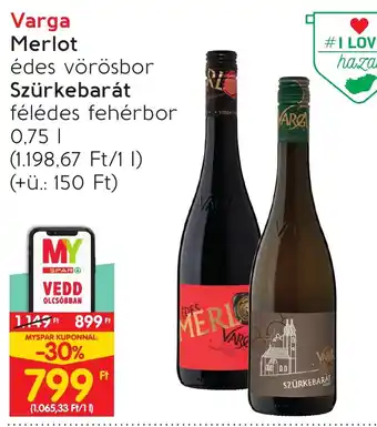 Spar Varga 0,75 l ajánlat