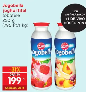 Jogobella joghurtital 250 g