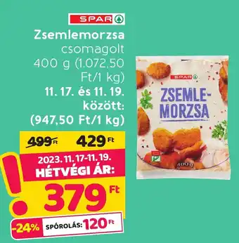 SPAR Zsemlemorzsa 400 g