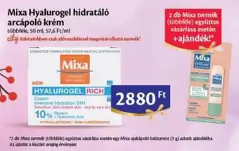 EcoFamily Mixa Hyalurogel hidratáló arcápoló krém 50 ml ajánlat
