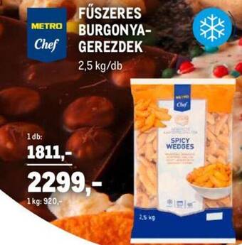 Metro METRO FŰSZERES BURGONYA GEREZDEK 2,5 kg ajánlat
