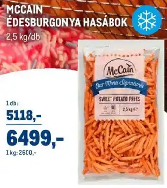 Metro MCCAIN ÉDESBURGONYA HASÁBOK 2,5kg ajánlat