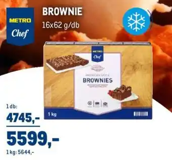 Metro METRO BROWNIE 16x62g ajánlat