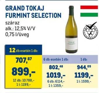 Metro GRAND TOKAJ FURMINT SELECTION 0,75l ajánlat