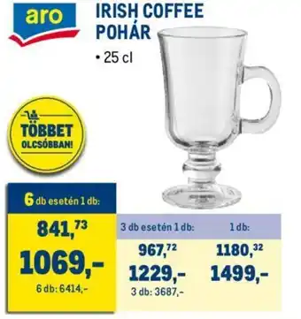 aro IRISH COFFEE POHÁR