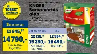 Metro KNORR Barnamártás alap 2 kg ajánlat
