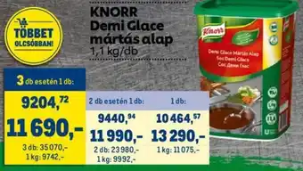 Metro KNORR Demi Glace mártás alap 1,1 kg ajánlat