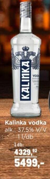 Metro Kalinka vodka 1l ajánlat