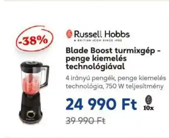 Metro Russell Hobbs Blade Boost turmixgép penge kiemelés technológiával ajánlat
