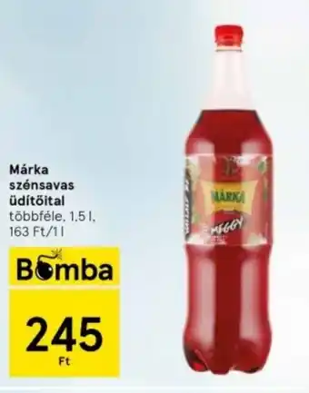 Tesco Márka szénsavas üdítőital 1,5 l ajánlat