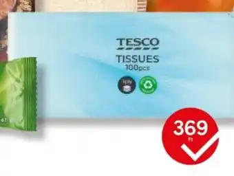 Tesco Tesco papír zsebkendő 100 db ajánlat
