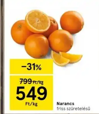 Tesco Narancs 1 kg ajánlat