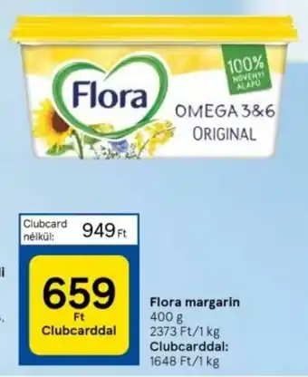Tesco Flora margarin 400 g ajánlat