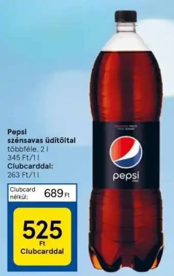 Tesco Pepsi szénsavas üdítőital 2 l ajánlat