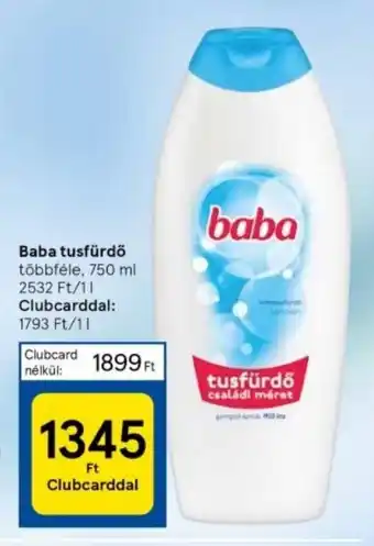 Tesco Baba tusfürdő 750 ml ajánlat