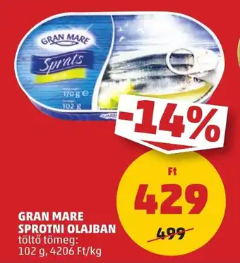 PENNY GRAN MARE SPROTNI OLAJBAN 102 g ajánlat
