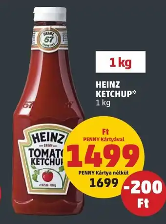 PENNY HEINZ KETCHUP 1 kg ajánlat