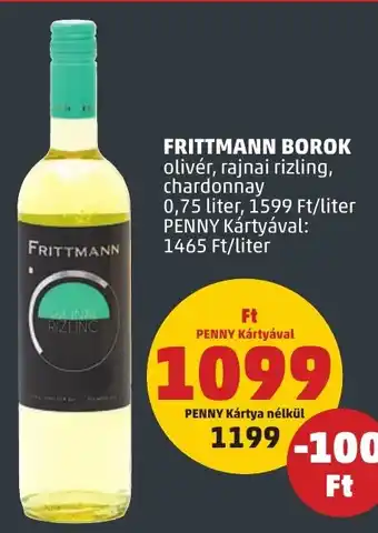 PENNY FRITTMANN BOROK 0,75 l ajánlat