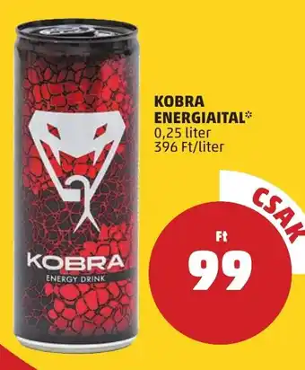 PENNY KOBRA ENERGIAITAL 0,25 l ajánlat