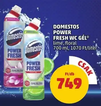 PENNY DOMESTOS POWER FRESH WC GÉL 700 ml ajánlat