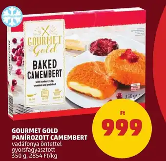 GOURMET GOLD PANÍROZOTT CAMEMBERT 350 g