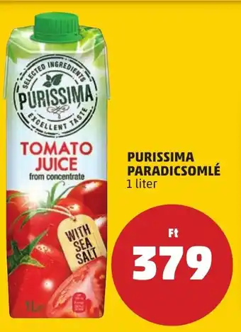 PENNY PURISSIMA PARADICSOMLÉ 1 l ajánlat