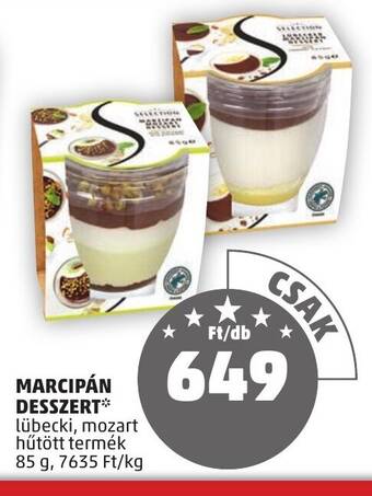 PENNY MARCIPÁN DESSZERT 85 g ajánlat