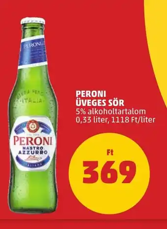 PENNY PERONI ÜVEGES SÖR 0,33 l ajánlat