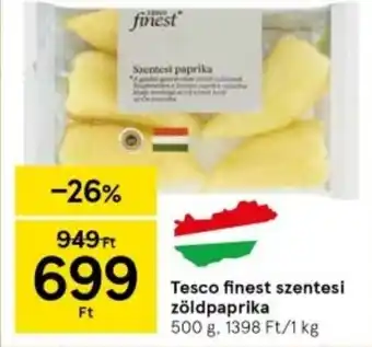 Tesco Tesco finest szentesi zöldpaprika 500 g ajánlat