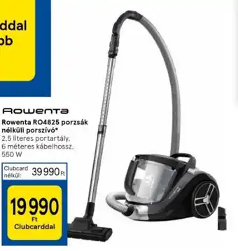 Tesco Rowenta RO4825 porzsák nélküli porszívó 1 db ajánlat