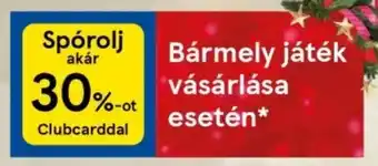 Tesco Bármely játék vásárlása esetén ajánlat