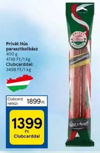 Tesco Privát Hús parasztkolbász 400 g ajánlat