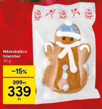 Mézeskalács hóember 30g