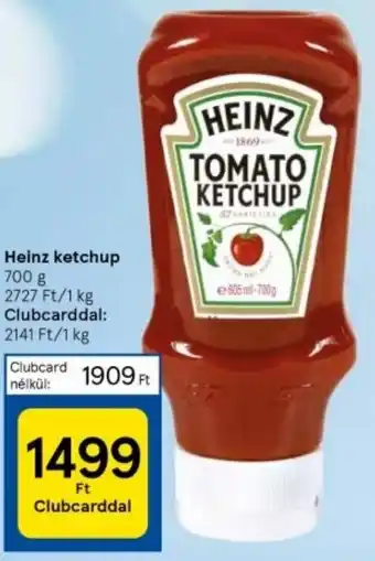 Tesco Heinz ketchup 700 g ajánlat