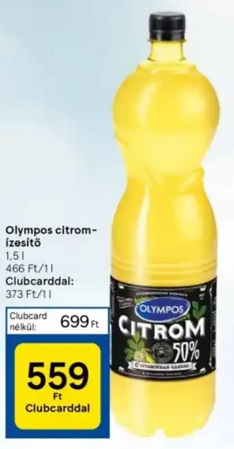 Tesco Olympos citrom ízesítő 1,5l ajánlat