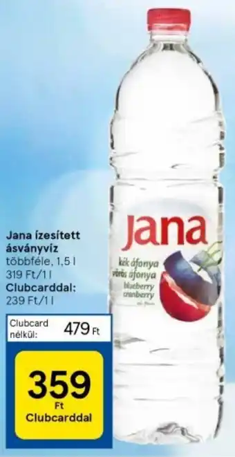 Tesco Jana ízesített ásványvíz 1,5l ajánlat