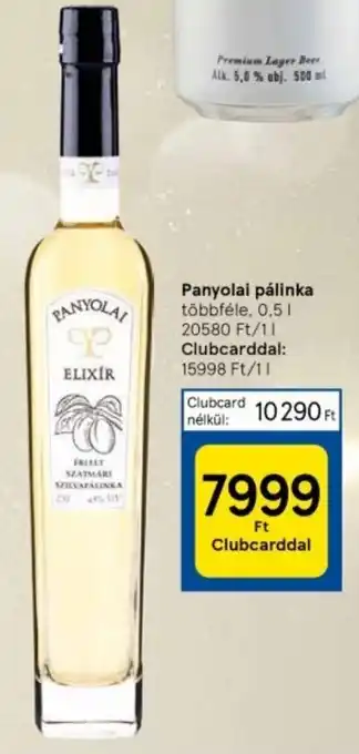 Tesco Panyolai pálinka 0,5l ajánlat
