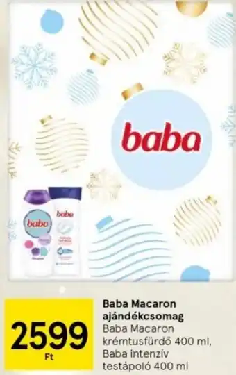 Tesco Baba Macaron ajándékcsomag 400ml ajánlat