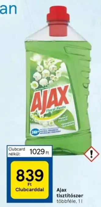 Tesco Ajax tisztítószer 1l ajánlat