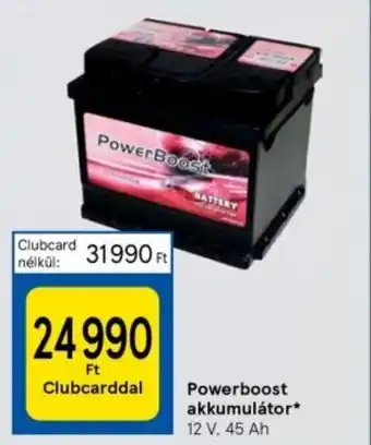 Tesco Powerboost akkumulátor ajánlat