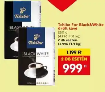 Spar Tchibo For Black White őrölt kávé 250g ajánlat