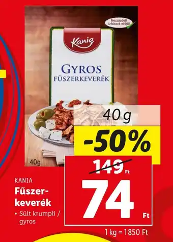KANIA Fűszer-keverék 40 g