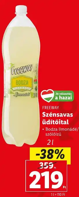 Lidl FREEWAY Szénsavas üdítőital 2 l ajánlat