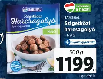 Lidl BAJCSHAL Szigetközi harcsagolyó 500 g ajánlat
