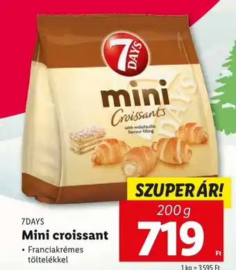 Lidl 7DAYS Mini croissant 200 g ajánlat